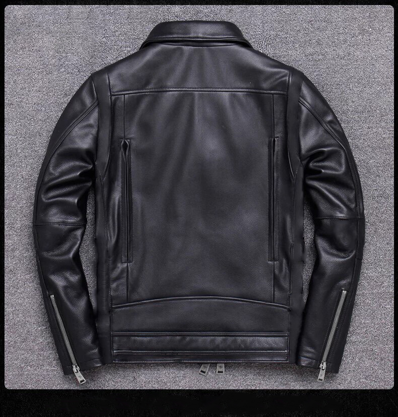 Áo khoác da nam Biker cao cấp-Da07