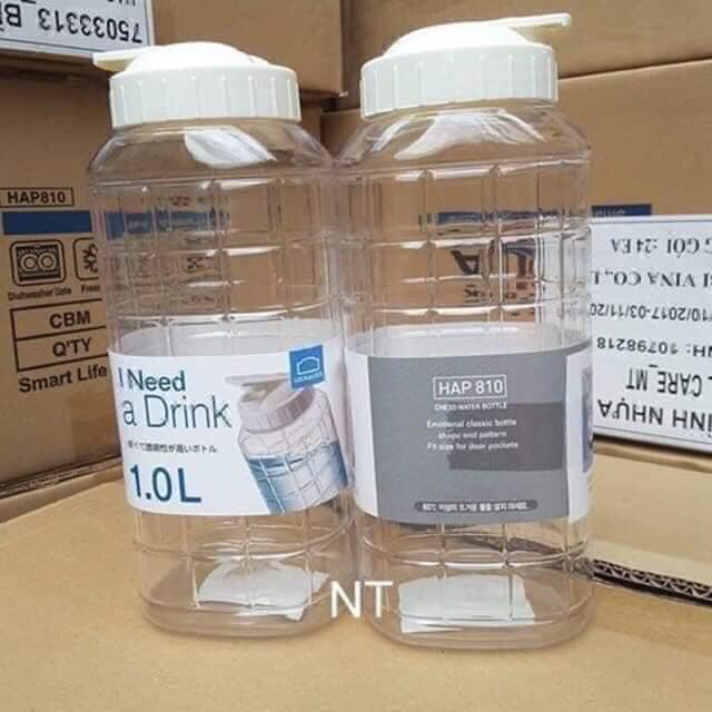 Bình đựng nước PET 1 lít Lock&Lock HAP810