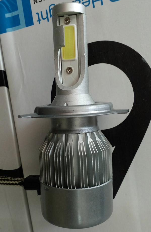 Đèn Led C6 2 tim chân H4 dành cho xe máy(1 bóng đèn)