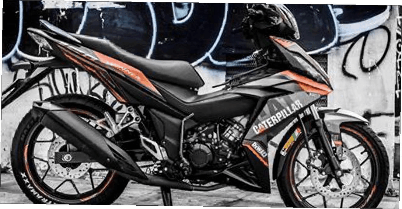 Tem trùm xe winner camđen chế đẹp- Tem trùmdán xe máy winner thiết kế theo yêu cầu - tem trùm xe winner cam đen độ chế đẹp và rẻ chất
