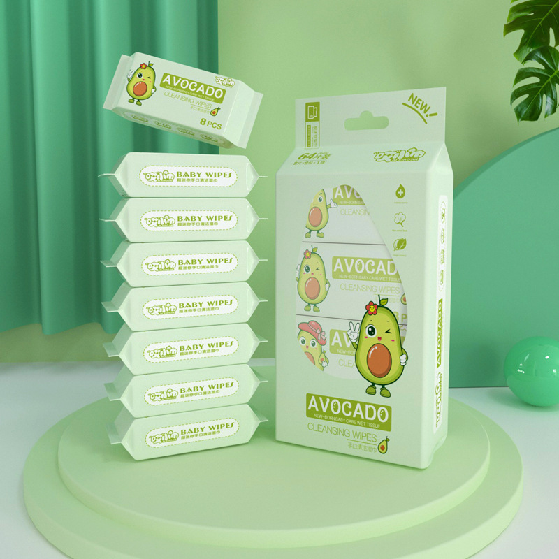 BỊCH 8 GÓI KHĂN ƯỚT MINI BỎ TÚI HÀNG HOT