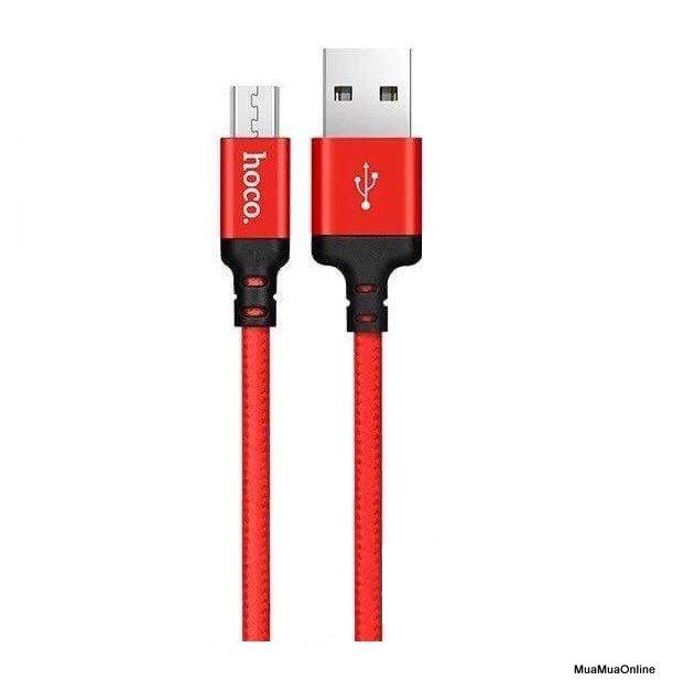 Cáp sạc micro usb hoco x14 2m
