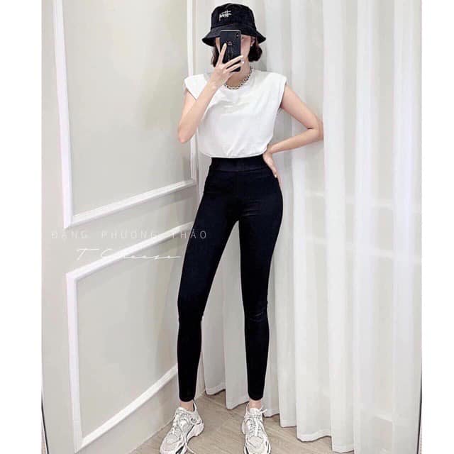 QUẦN LEGGING CƠ BẢN DÁNG TRƠN 4 TÚI