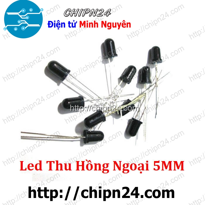 [5 con] (KG1) Led Thu Hồng ngoại 5mm