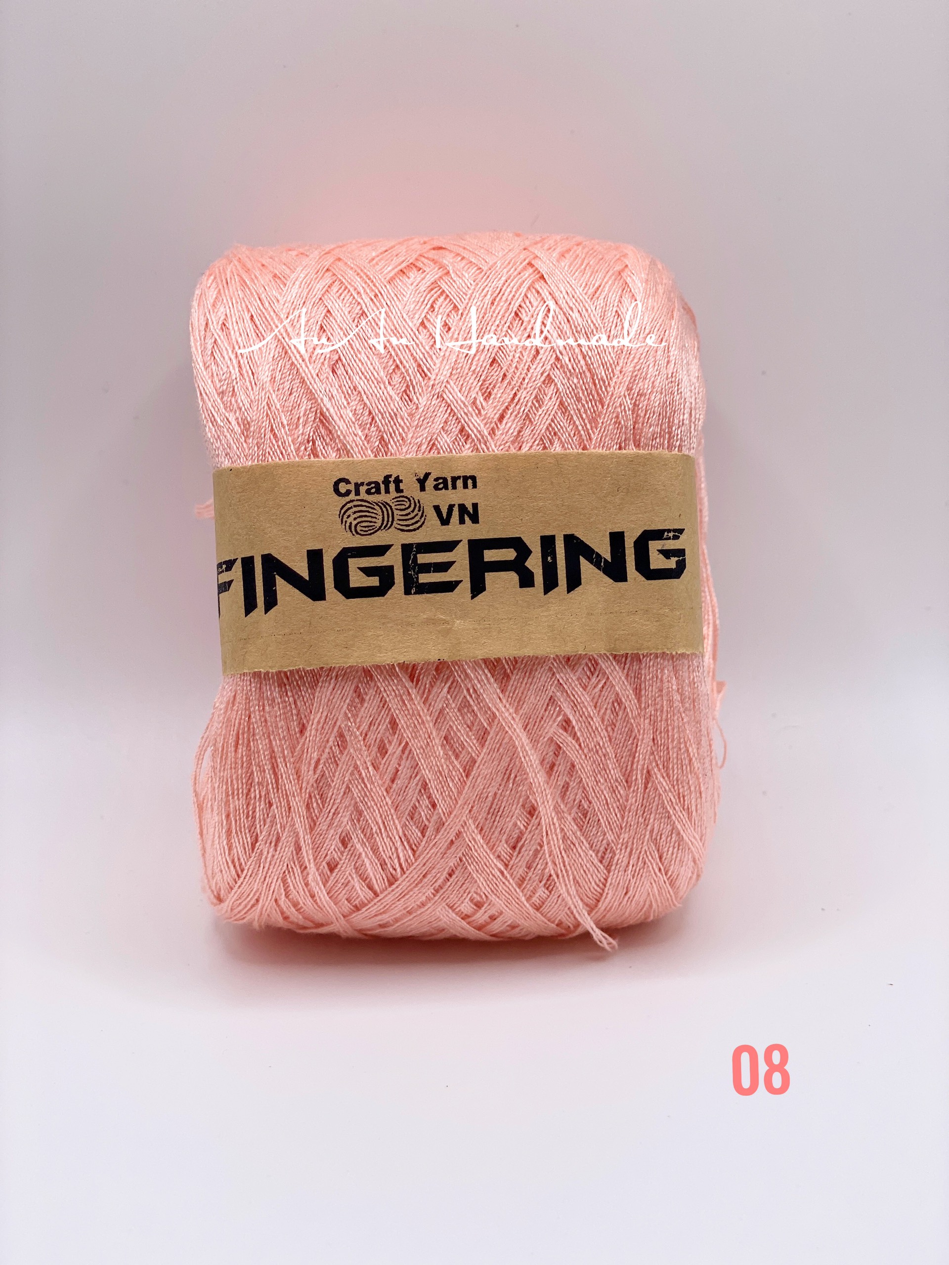 Sợi cotton trơn Fingering - Cuộn 100gr