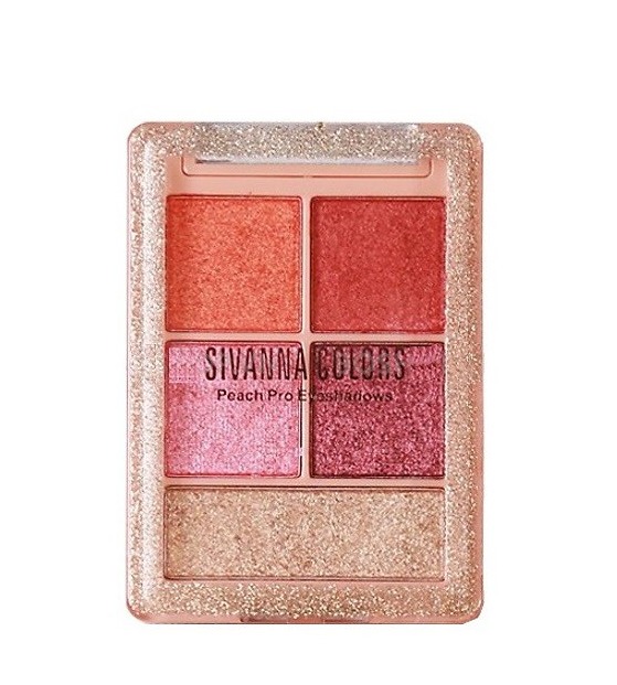 Màu mắt nhũ 5 ô sivanna colors in the peach màu 1