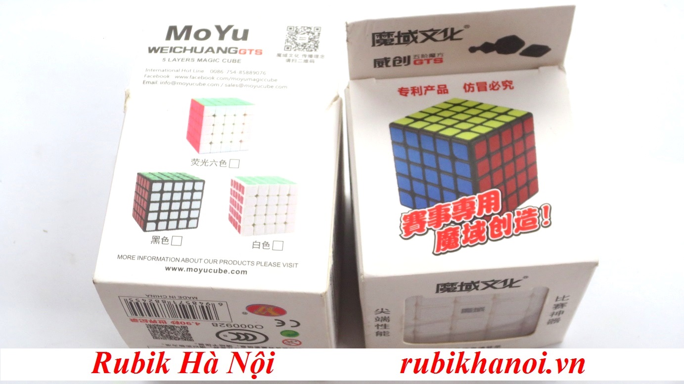 Rubik 5x5 Moyu Weichuang GTS White Cao Cấp