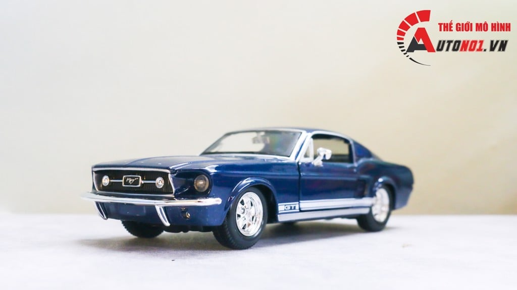  Modelo de Ford Mustang full abierto azul Maisto OT0