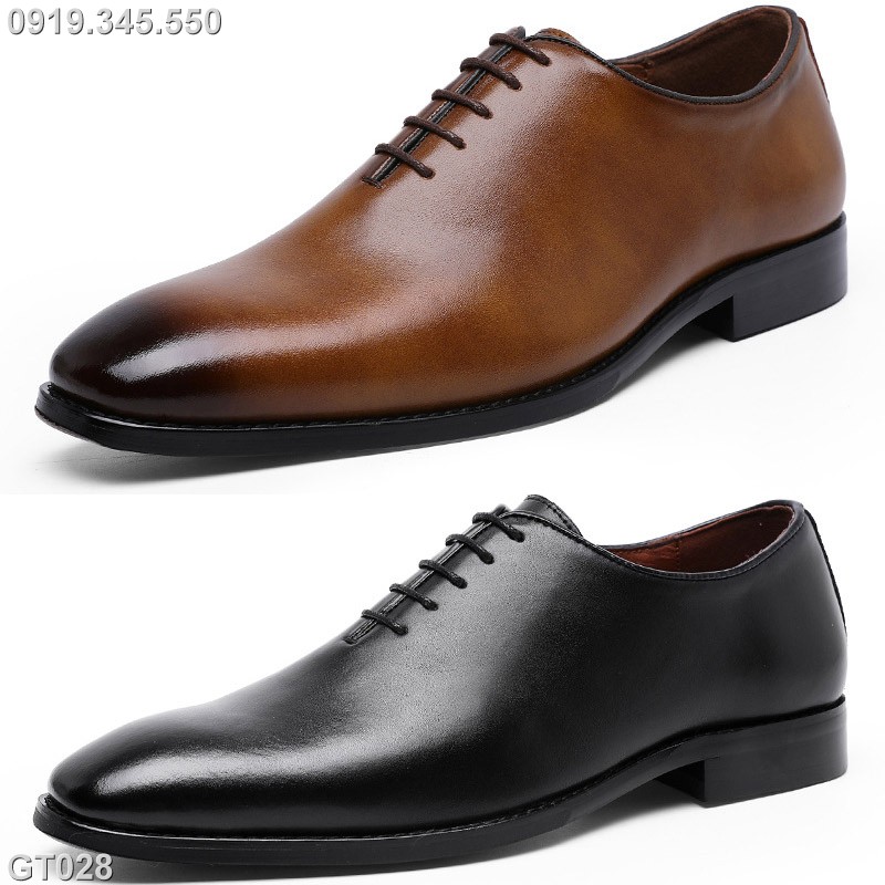 Giày da công sở big size, giày tây nam big size cỡ lớn 44 45 46 47 48