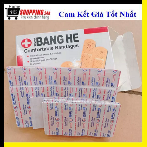 [HCM]??Hộp dán vết thương 100 miếng phù hợp với mọi lứa tuổi??