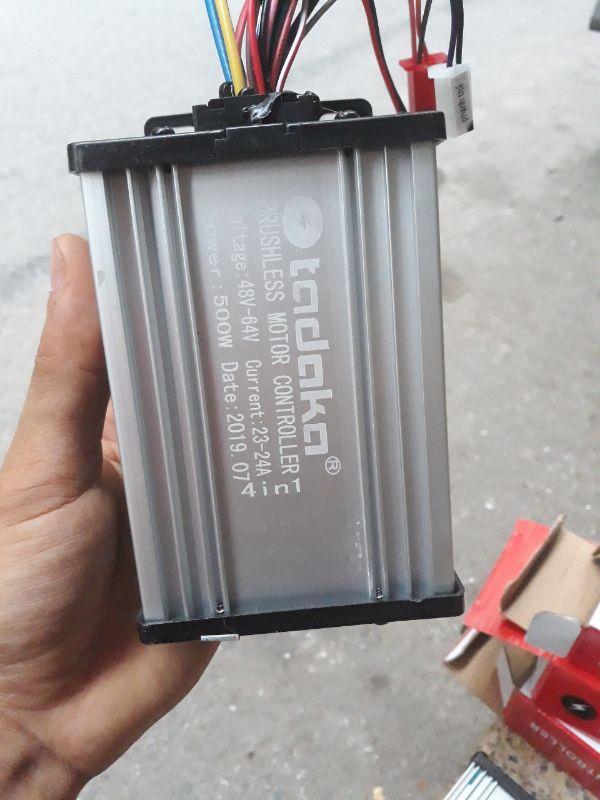 Điều tốc BLDC- Điều tốc xe điện 500W Cao Cấp Sóng Sin êm