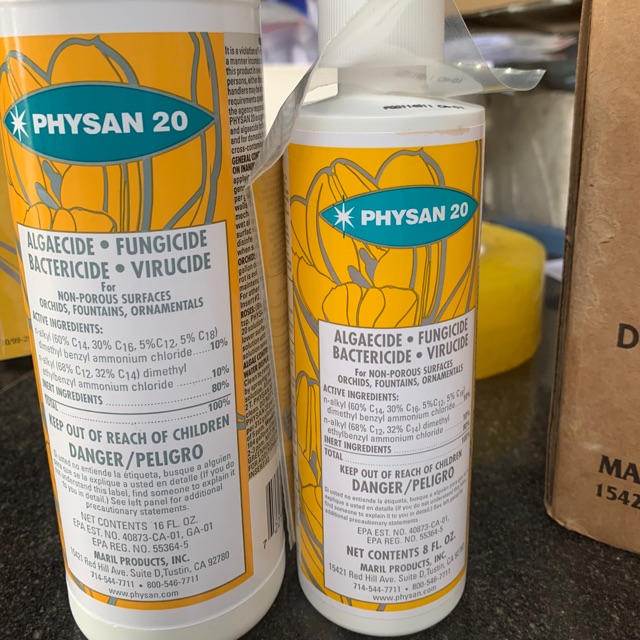 Physan 20 Chai 480Ml Hàng Nhập Mỹ