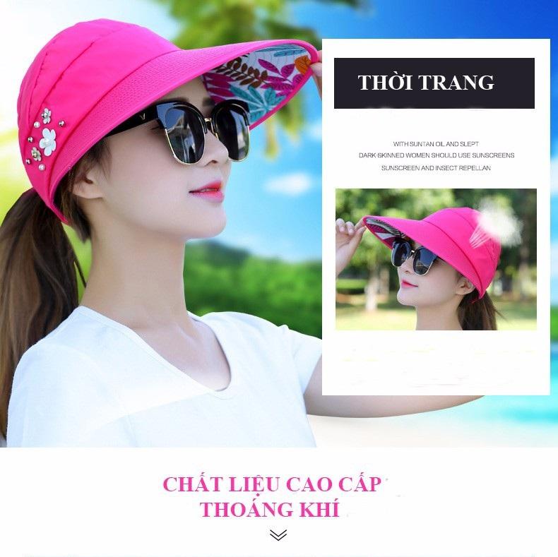 Mũ chống nắng thời trang phong cách Hàn Quốc