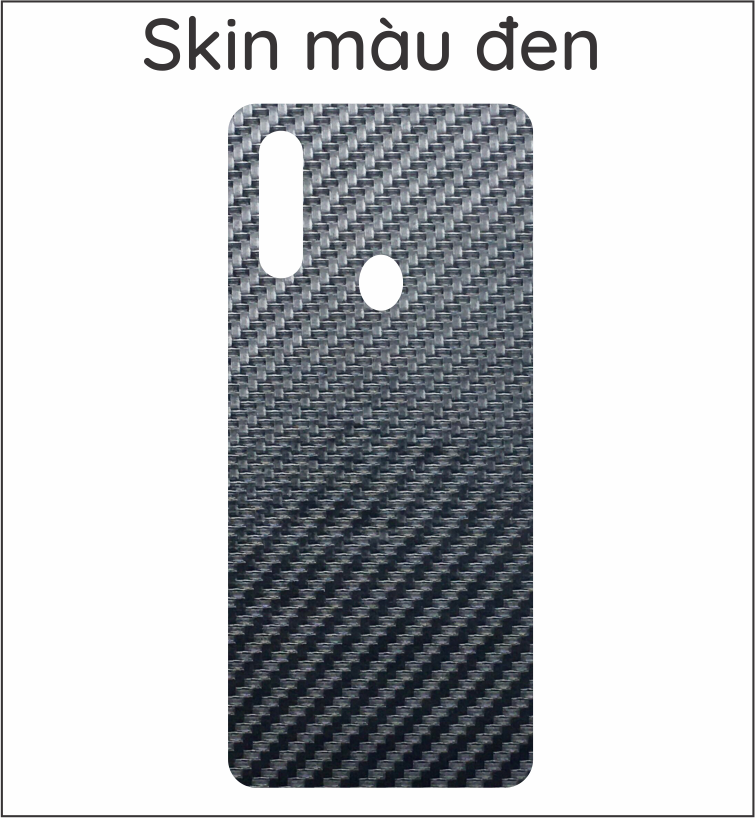 Miếng dán mặt lưng skin carbon Oppo A31 2020 / A91