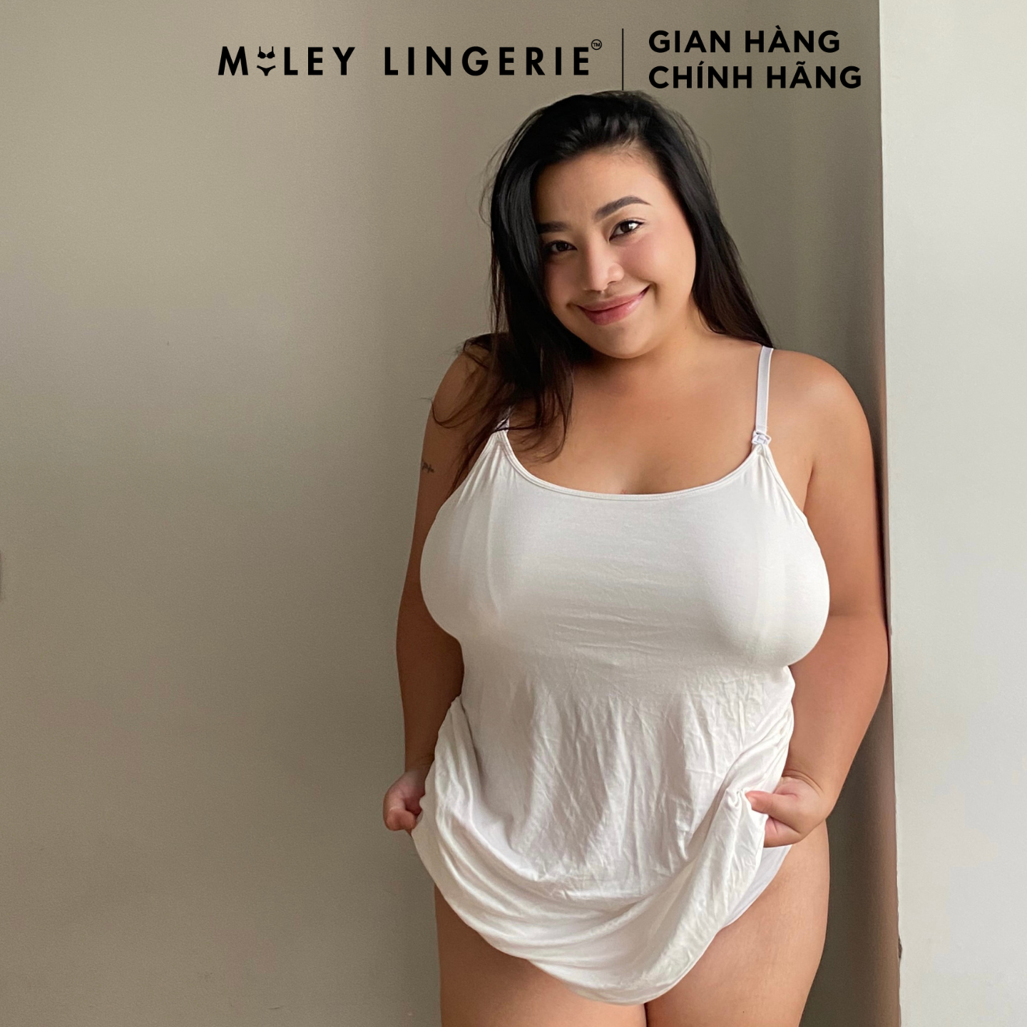 Áo Mặc Nhà Miley Lingerie Big Size Vải Sợi Tre Bamboo Thiên Nhiên