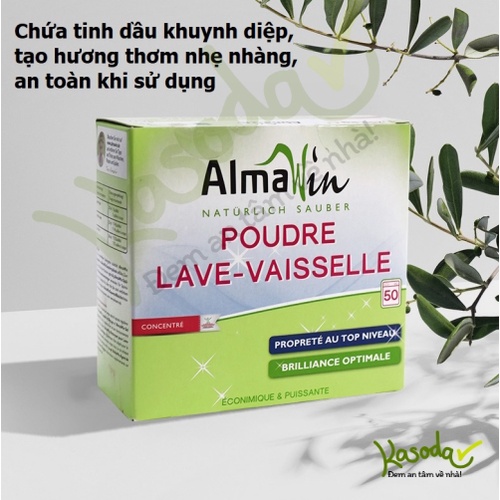 Bột rửa bát chén Almawin dùng cho máy rửa bát mẫu dùng thử 300gram