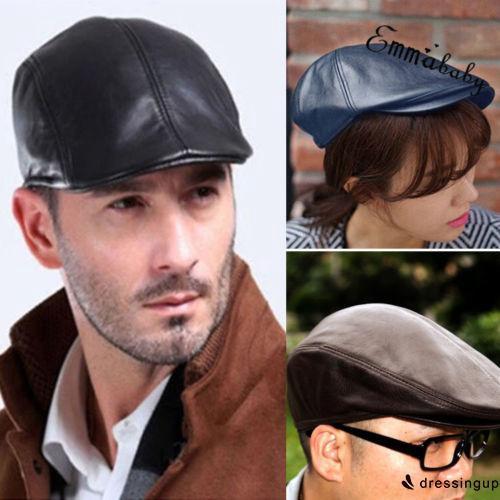 [HCM]Siêu rẻ Nón beret bằng da PU dành cho cả Nam và Nữ ( Mũ beret)