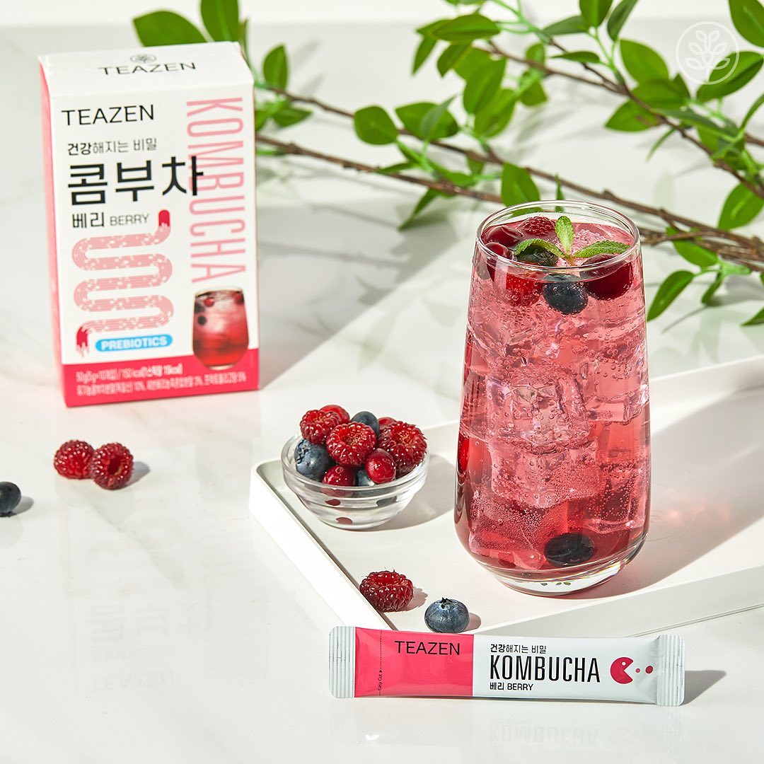 Trà Teazen kombucha berry nhập khẩu Hàn Quốc