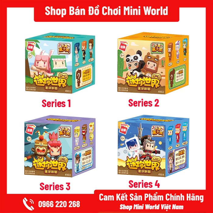 Mô hình Mini World Nhân Vật Bí Ẩn [Gửi 1 Hộp Ngẫu Nhiên]