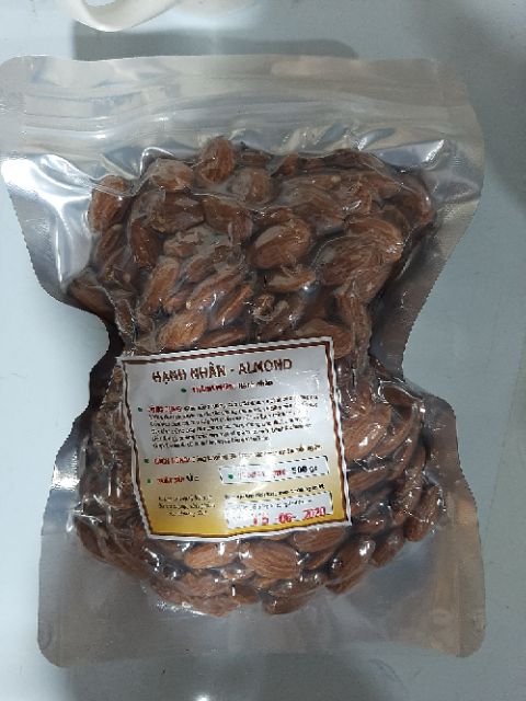 Hạnh Nhân Bóc Vỏ : 500G (Hạnh Nhân Sống)
