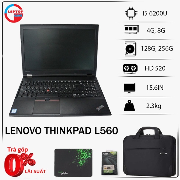 Lenovo ThinkPad L560 (CORE I5 6200U, 8G, SSD 256G, MÀN 15.6IN)