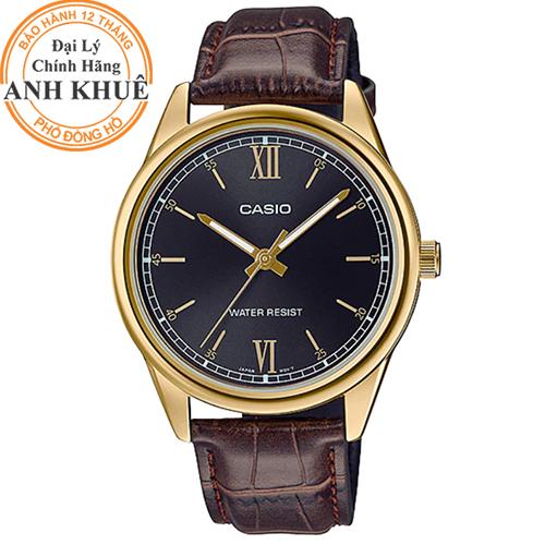 Đồng hồ nam dây da Casio Anh Khuê MTP-V005GL-1B2UDF