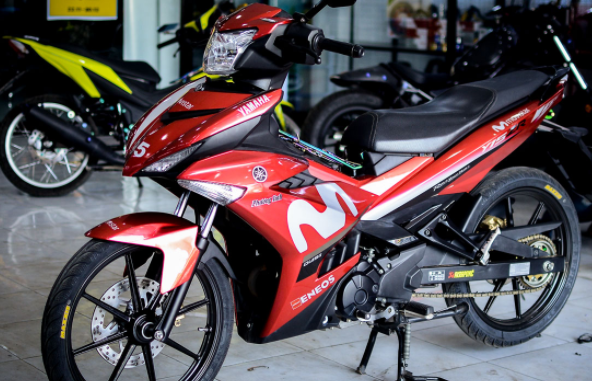 Tem trùm exciter 150 trắng đỏ xanh mẫu mới độ team trùm decal xe máy ex  dán đời 20152020  Shopee Việt Nam