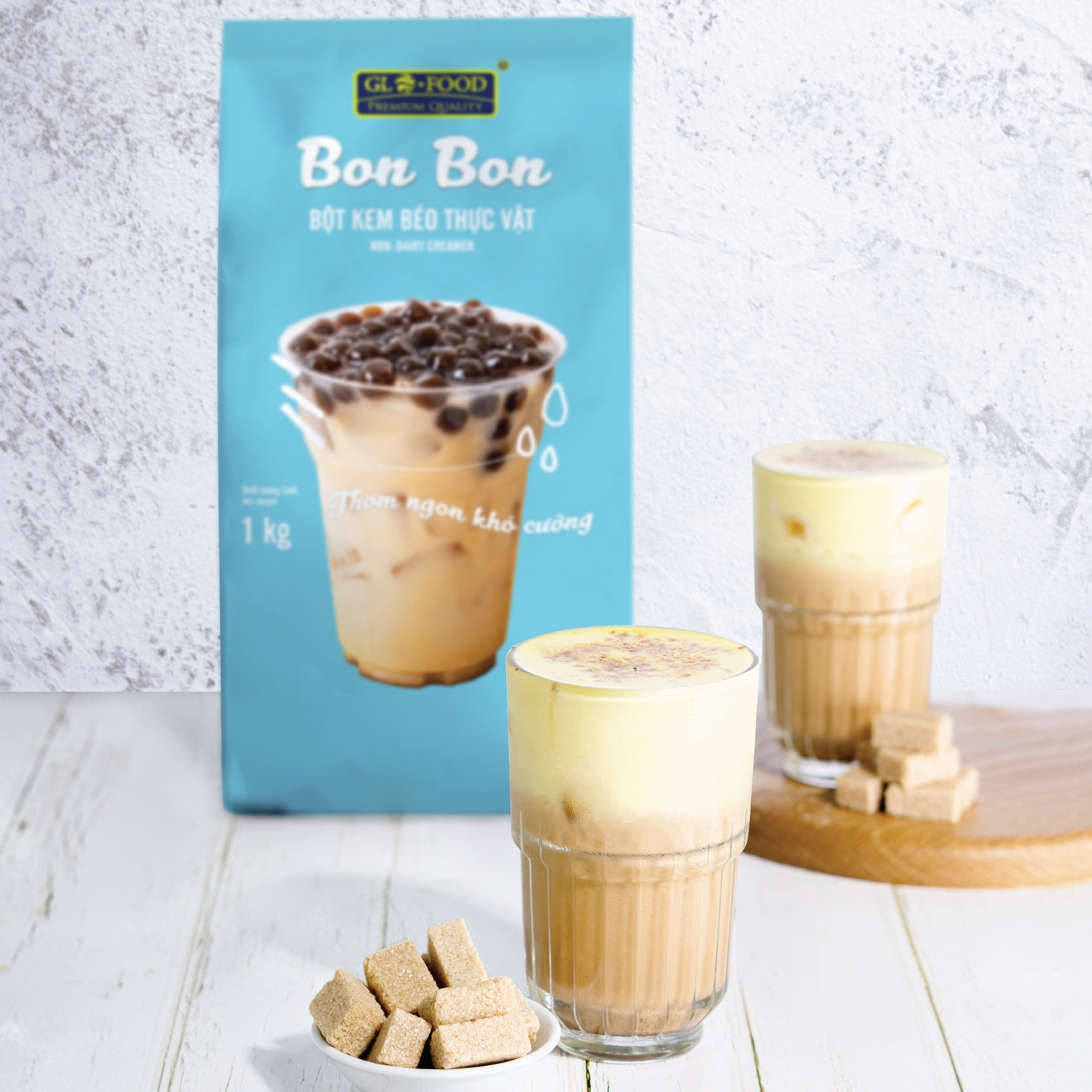 BỘT KEM BÉO THỰC VẬT BON BON