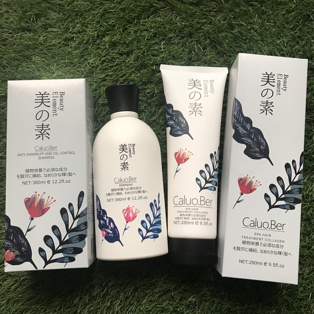 Dầu gội xả dành cho tóc gàu nấm Caluo.Ber Anti-Dandruff Shampoo + Treatment 380ml/280ml