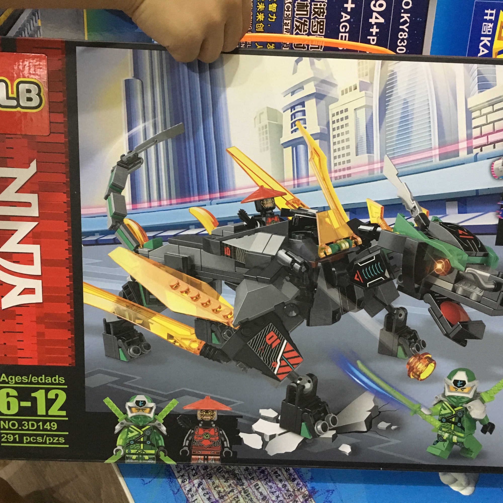 Lego Ninja rồng đen 291 chi tiết