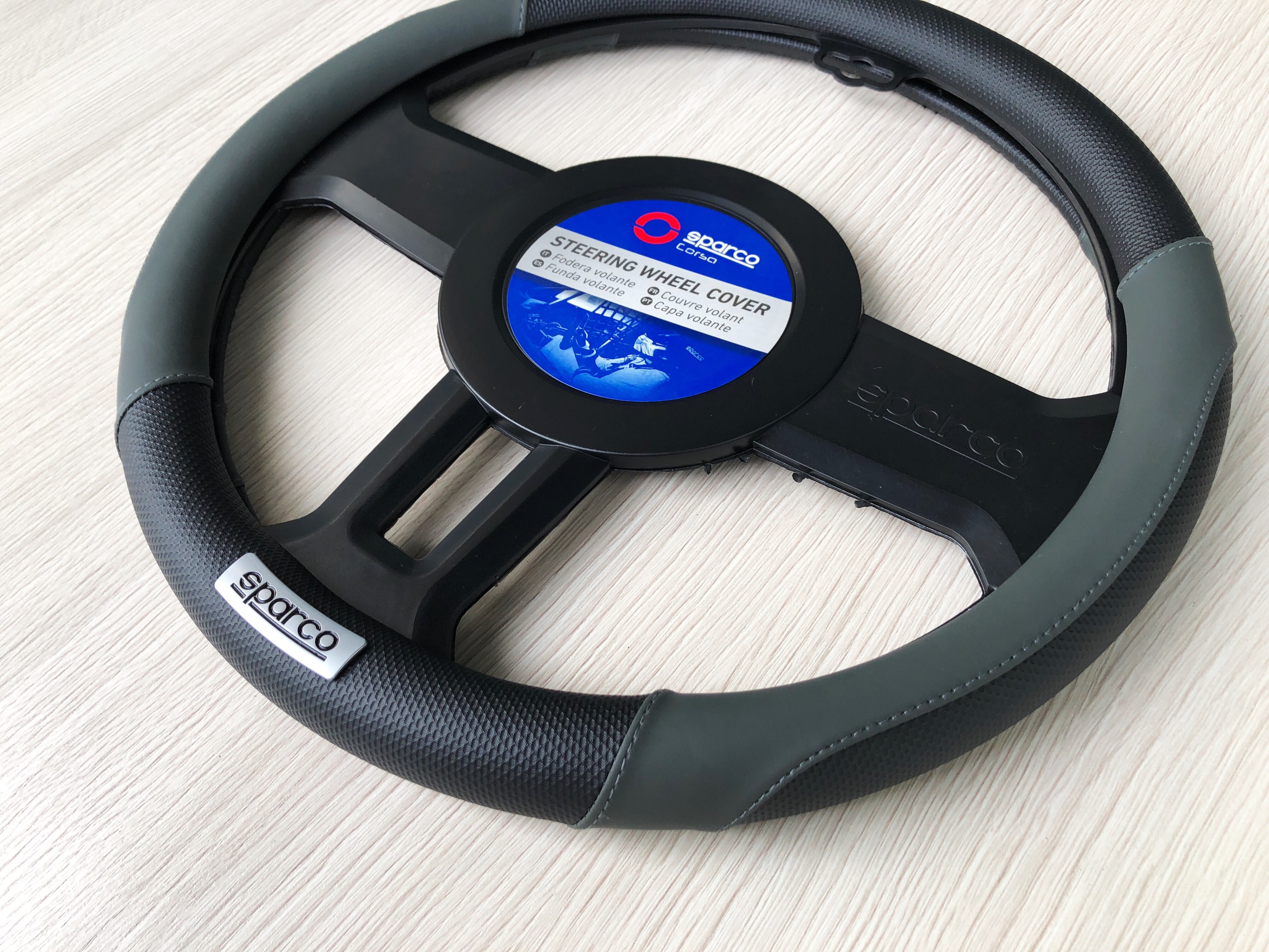 [HCM]Bọc vô lăng Sparco Corsa (SPC1113GR)