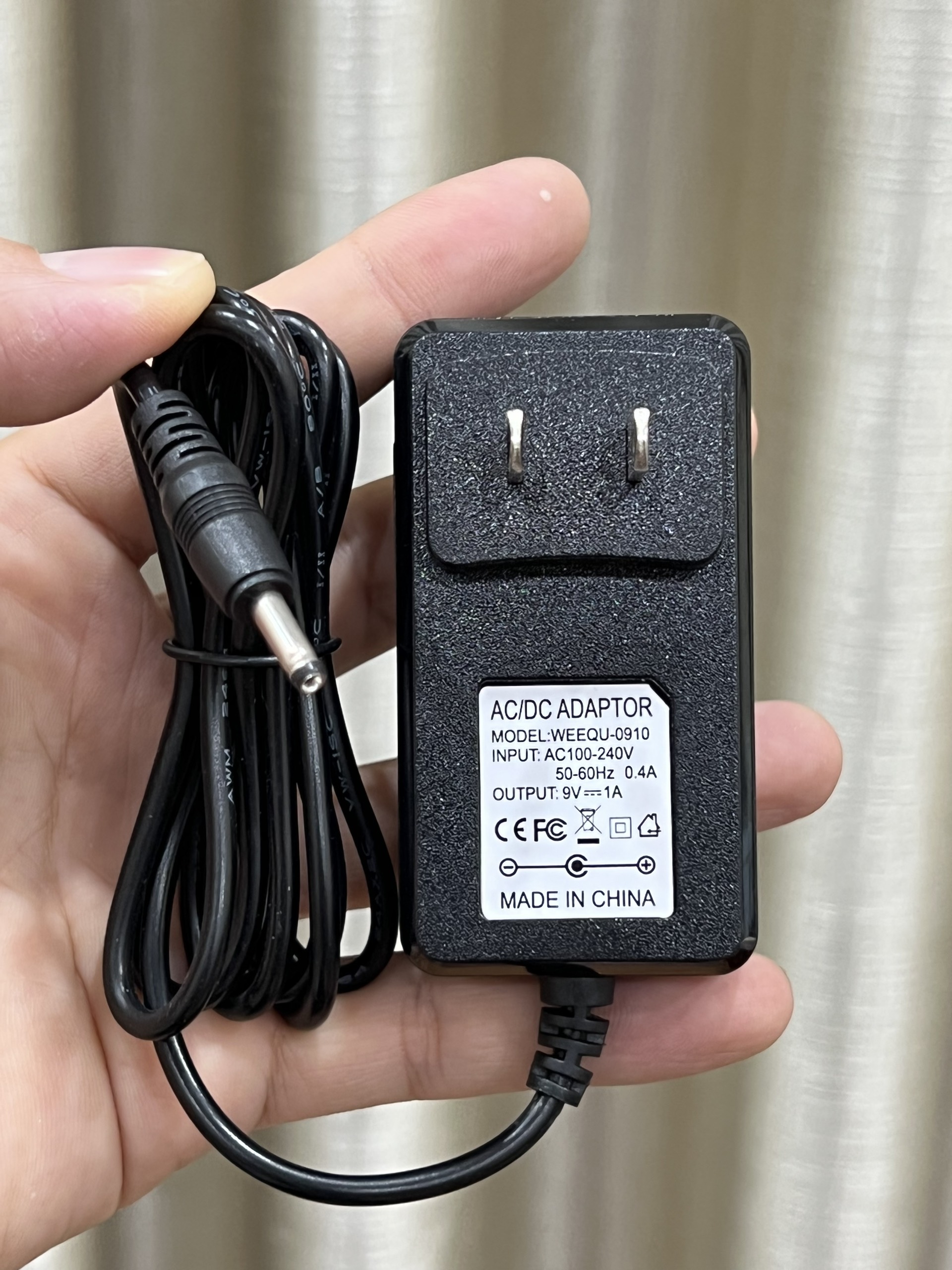 Sạc nguồn máy Pos S90 9V 1A
