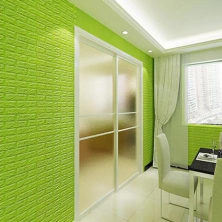 Combo 10 Miếng xốp mỏng( loại 3) dán tường cách âm ,cách nhiệt 3D phong cách Hàn Quốc-khổ 70x77cm MARKET VIETNAM ( nhiều màu đẹp bạn dễ lựa chọn