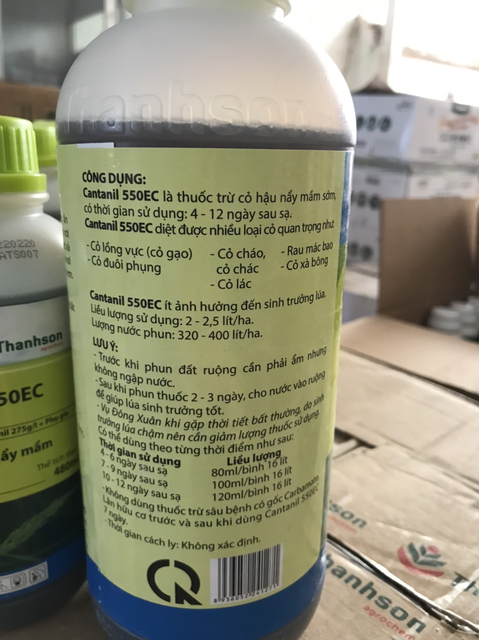 Thuốc trừ cỏ CANTANIL 550EC 1 LÍT.