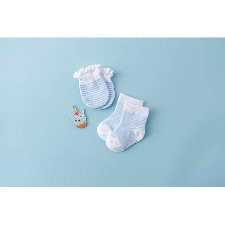 Set đôi tất chân và bao tay Len Cho Bé sơ sinh Cực Đẹp