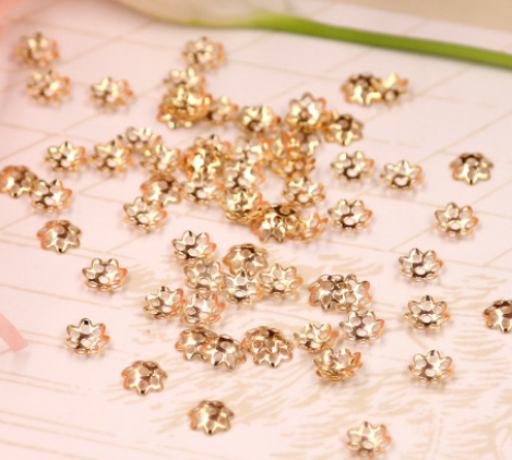 20/50/100 đế hoa ốp hạt nhiều màu size 8mm