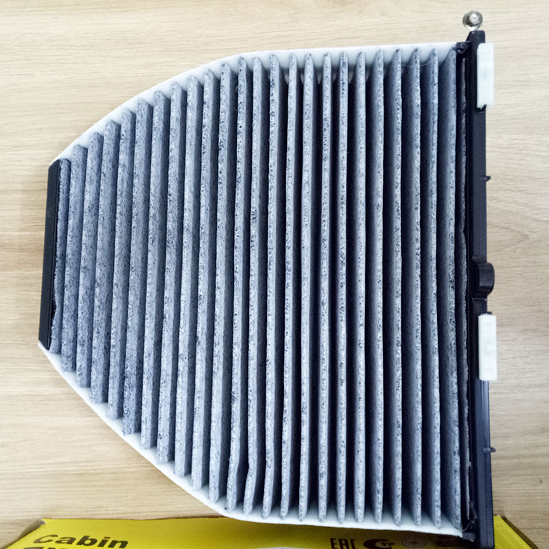 Lọc gió máy lạnh, lọc cabin than hoạt tính xe mercedes-benz c200 kompressor 2007, 2008, 2009, 2010, 2011, 2012, 2013, 2014 2128300218 hàng nhật ac0161c