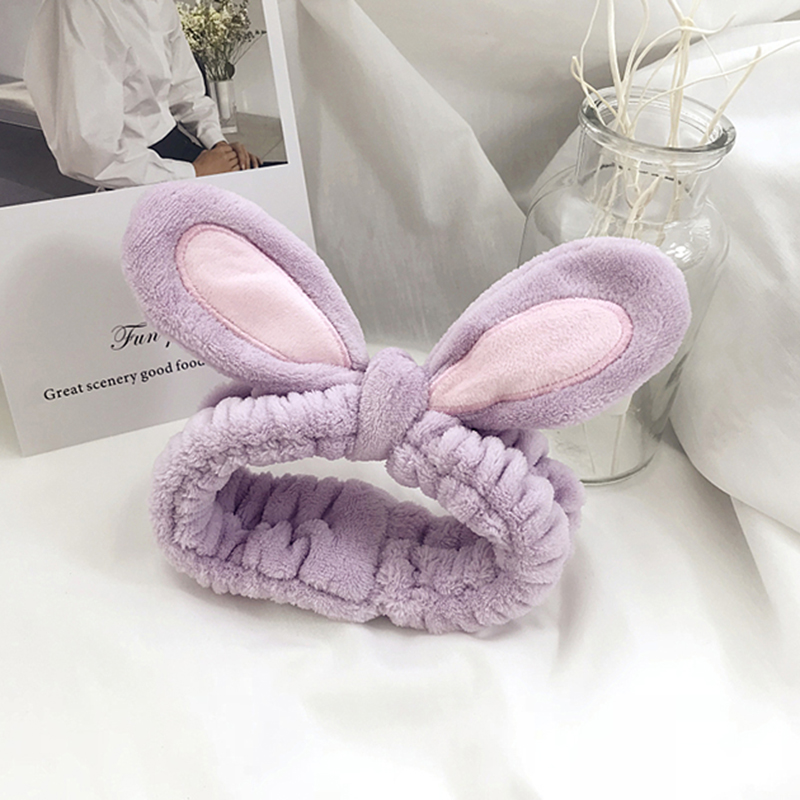 Cute selling cute three-dimensional rabbit ears wash face makeup headband