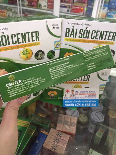[HCM]BÀI SỎI CENTER-lợi niệuhết sỏigiảm đau