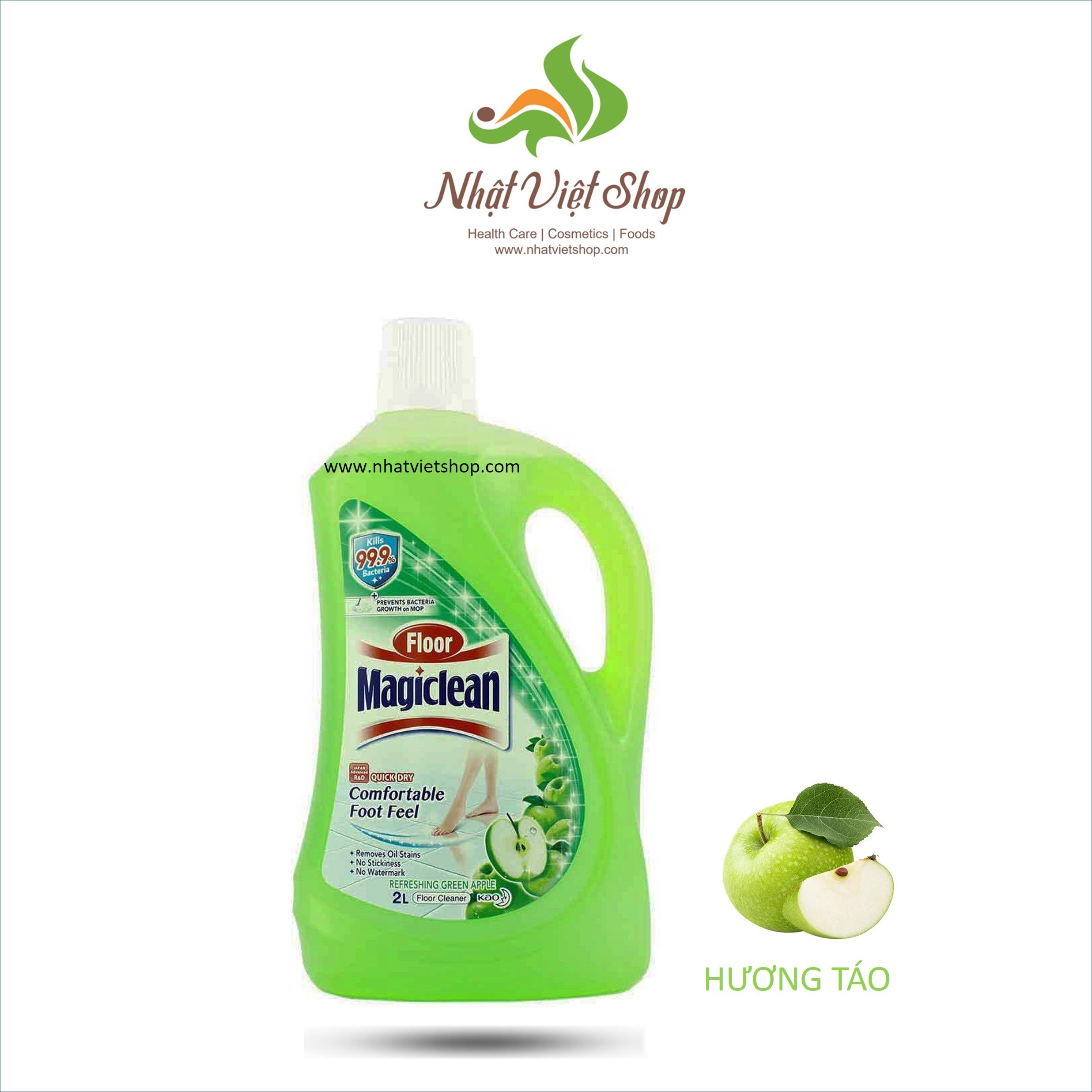 NƯỚC LAU SÀN MAGICLEAN 2 LÍT/CHAI