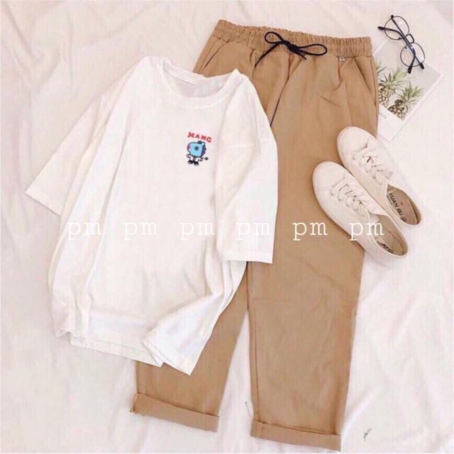 Áo MANG +quần Kaki T&T , áo kiểu nữ, áo thun nam nữ, quần khaki, quần nữ, sét bộ mặc ở nhà, áo thun tay dài, quần jean ống rộng - FANI