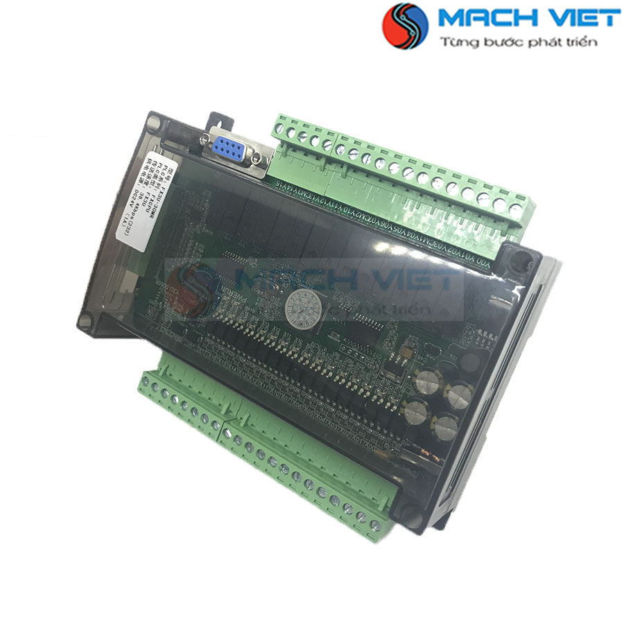 Board lập trình PLC FX3U 30MR 6AD 2DA có Pin, RS485