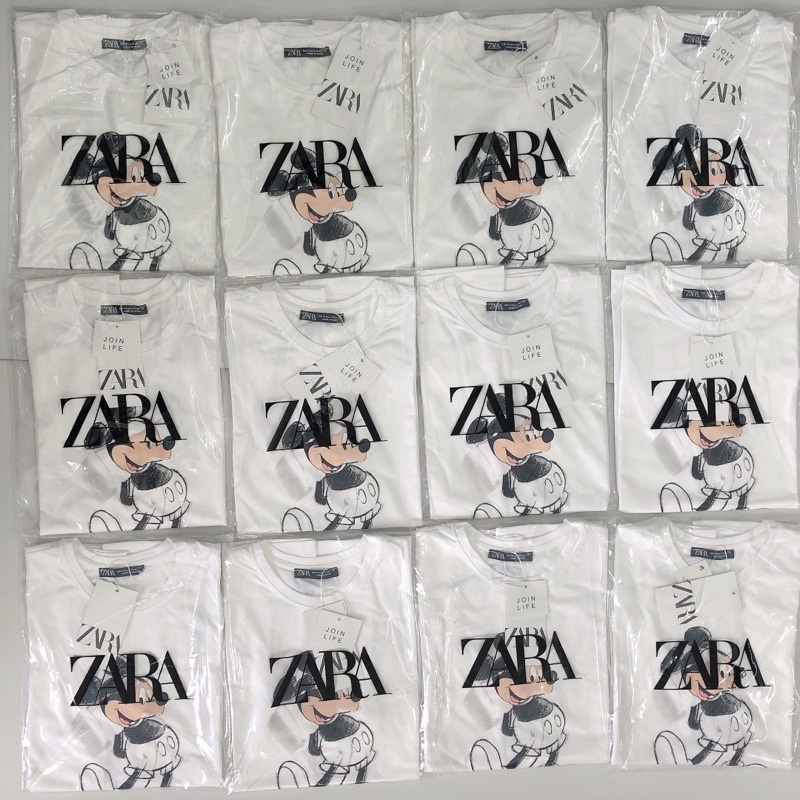 Phông Zara MICKEY in tay