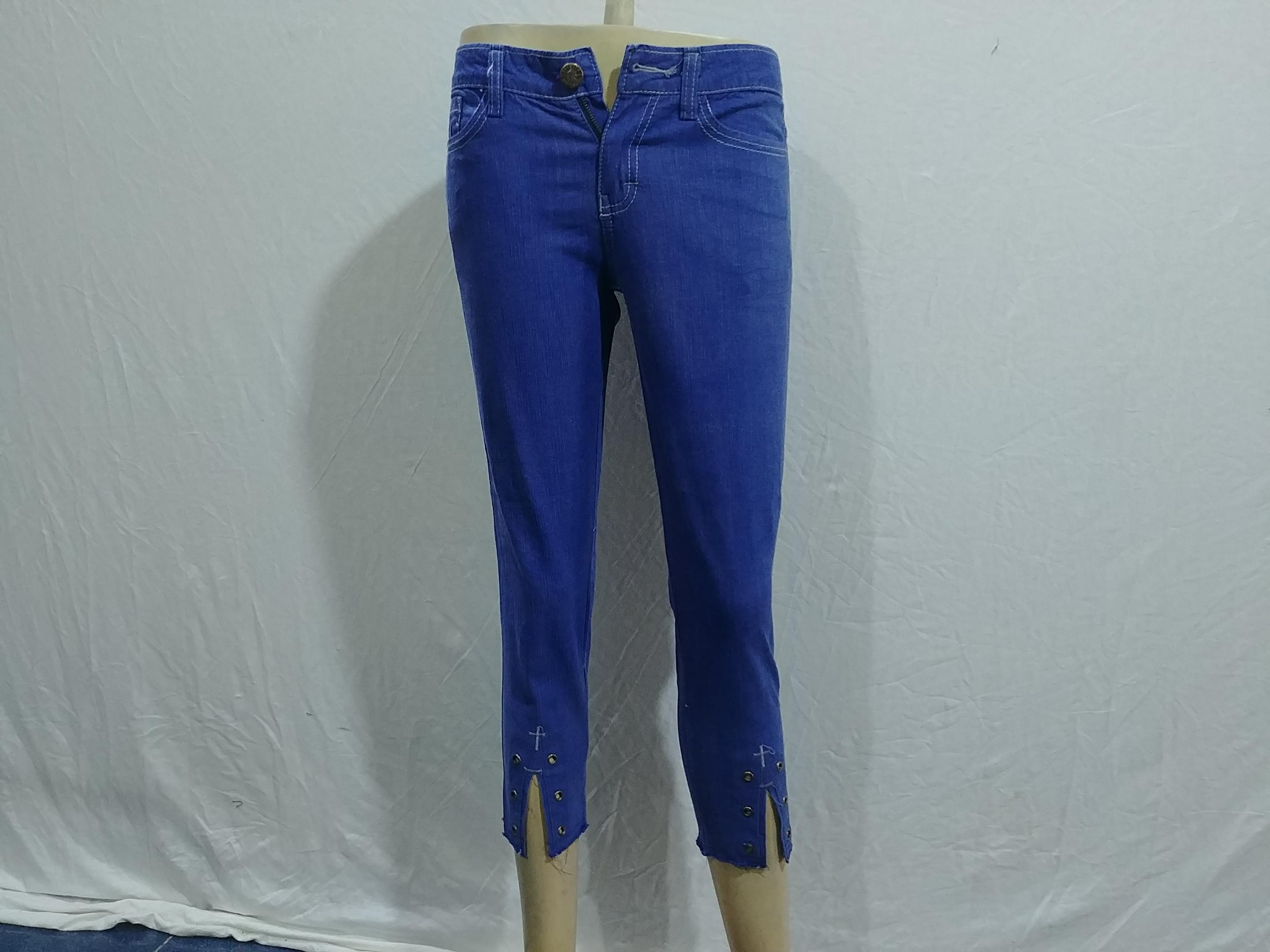 [HCM]quần jean nữ 9 tất khoen lai