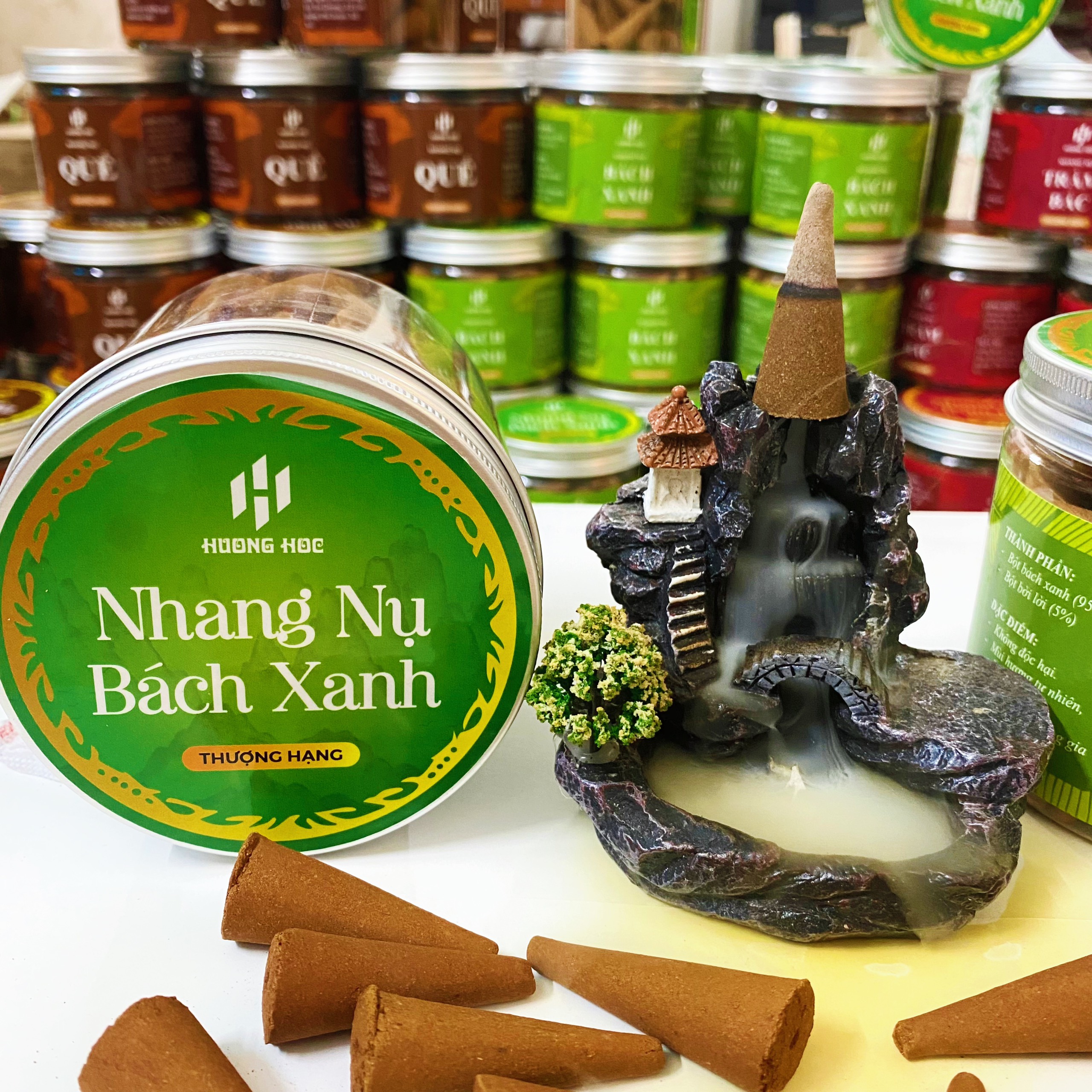 Nhang Nụ Bách Xanh 50 Nụ/Hộp