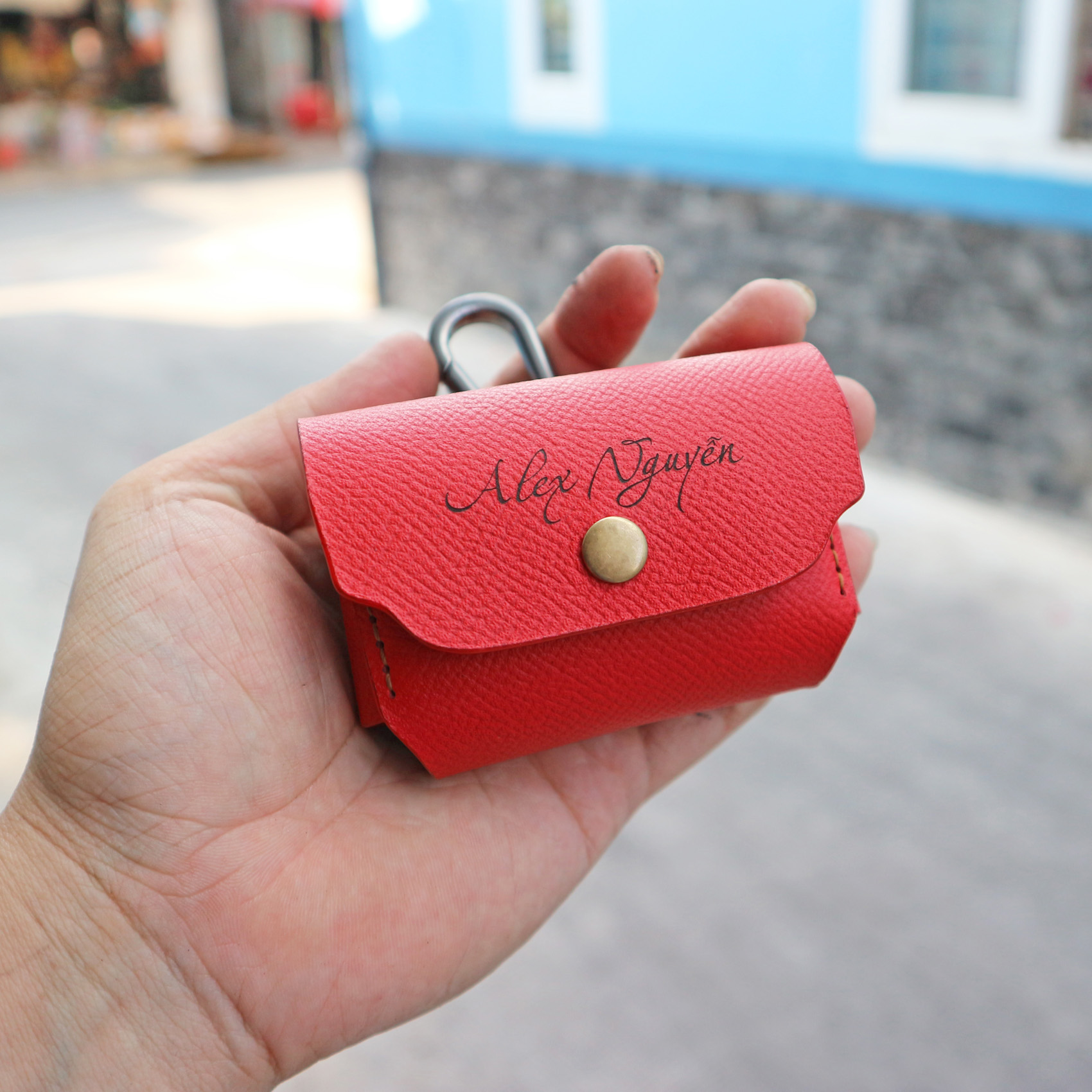 Bao da tai nghe Sony Sp800n -[Da thật 100% - Handmade - Free khắc tên] Manory Leather