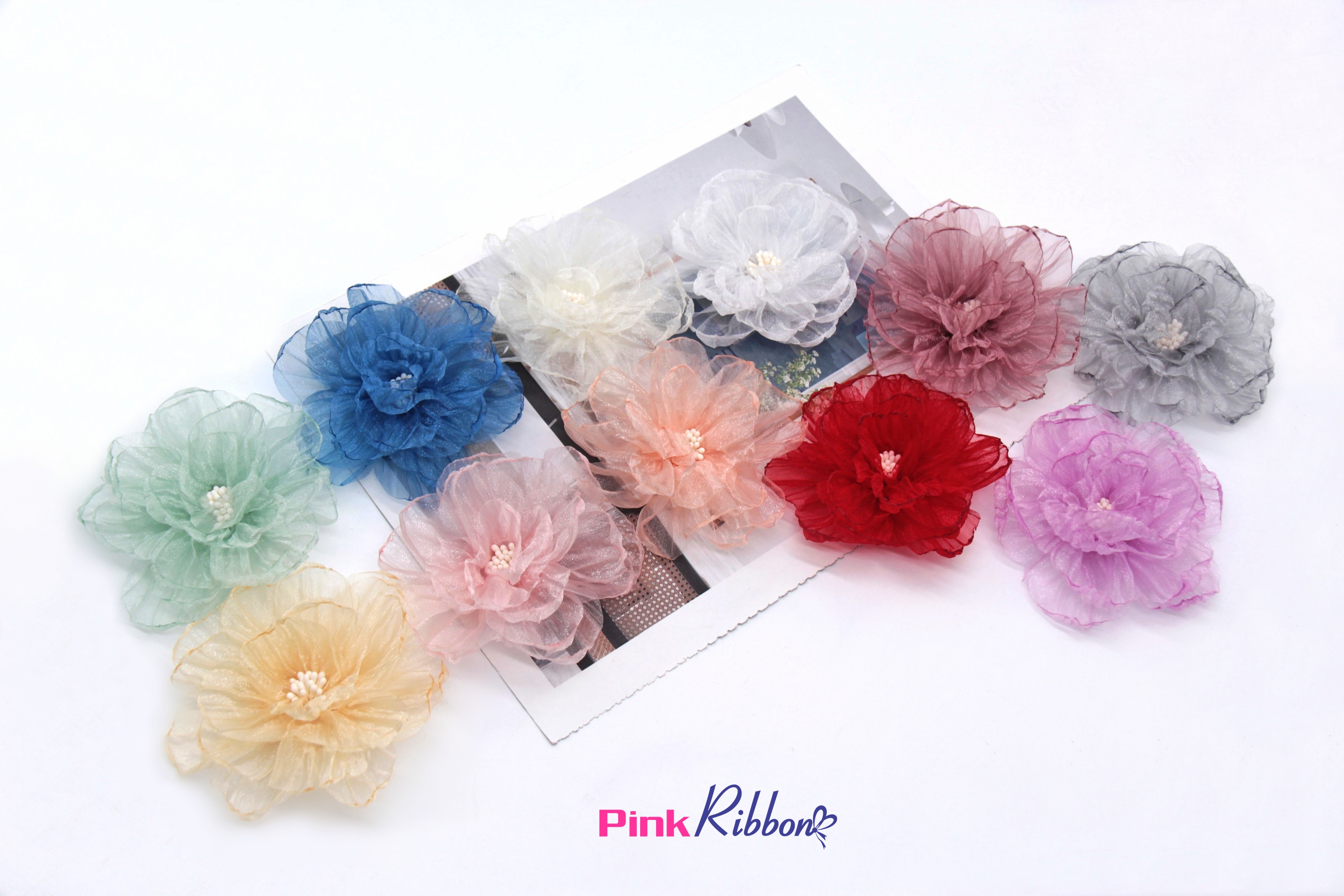 Hoa Voan Nhăn Đường Kính 9Cm