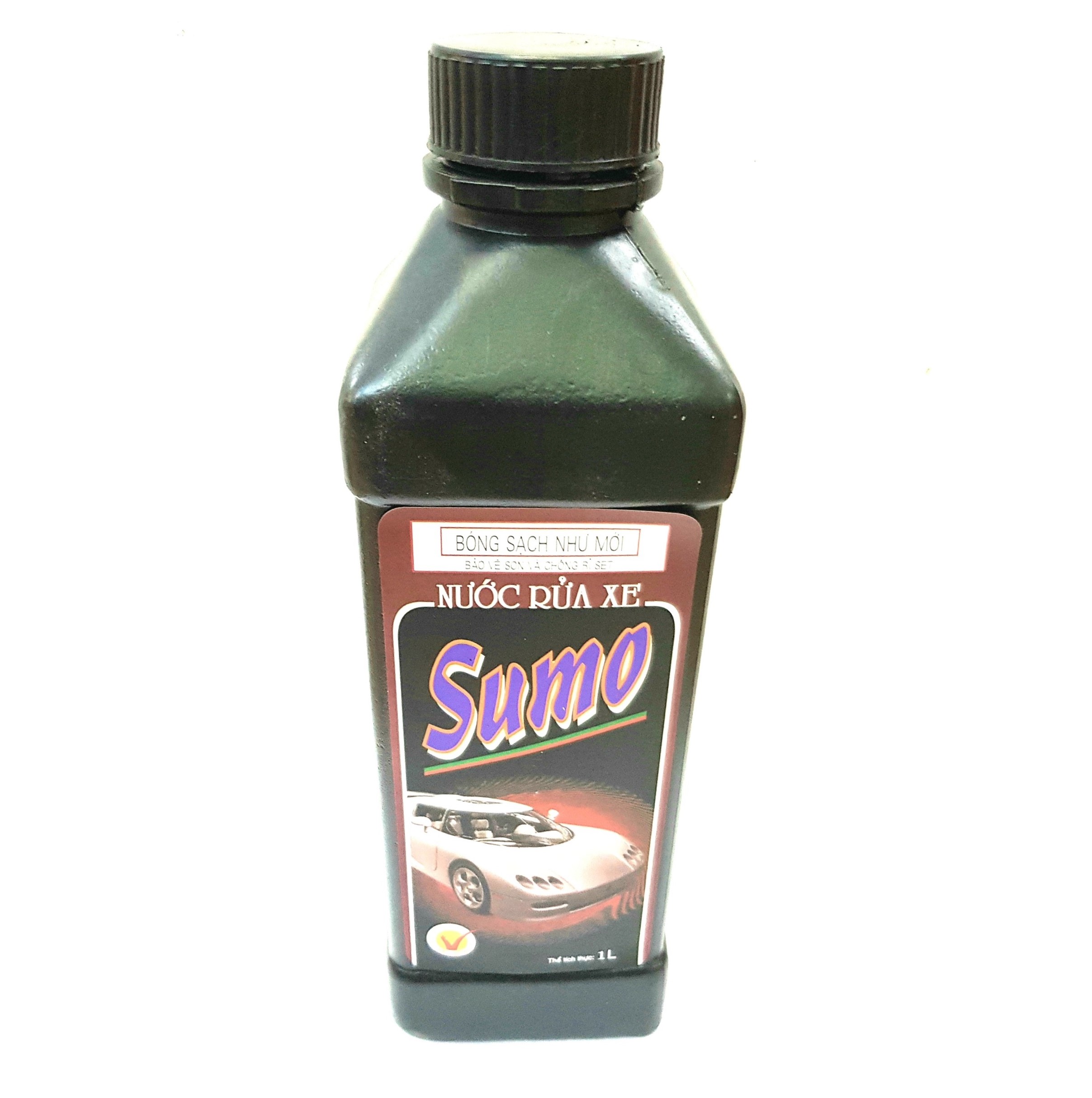 [HCM]Nước rửa xe đen sumo 1L mẫu thẳng