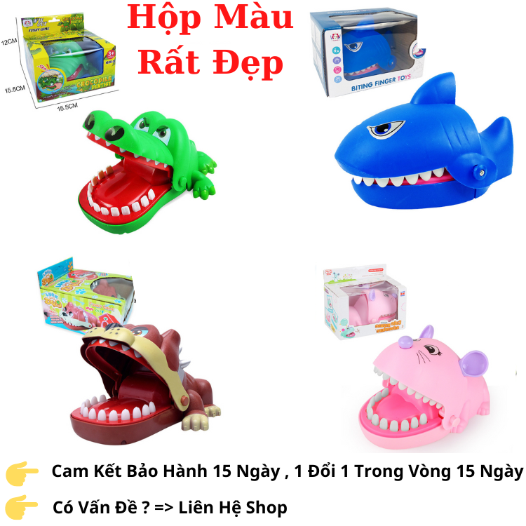 Đồ Chơi Khám Răng Vui Nhộn Chuột Nhắt Cắn Tay  Đồ Chơi Nhóm Cá Sấu Cắn Tay  Cá Mập Cắn Tay Dễ Thương Thông Minh Hấp Dẫn Cho Bé