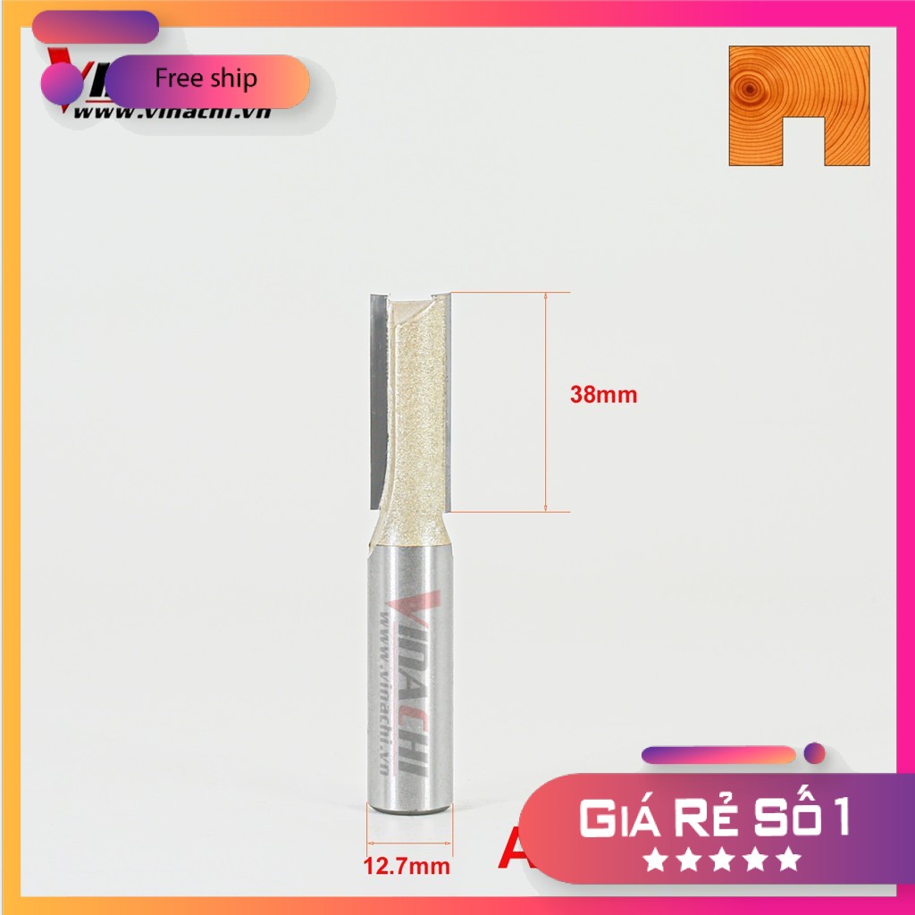 Mũi Lấy Nền Dài AC0103 - Mũi Lấy Nền Dài Vinachi dùng gọt độ cong, soi rãnh trên máy cầm tay hoặc máy soi trục đứng